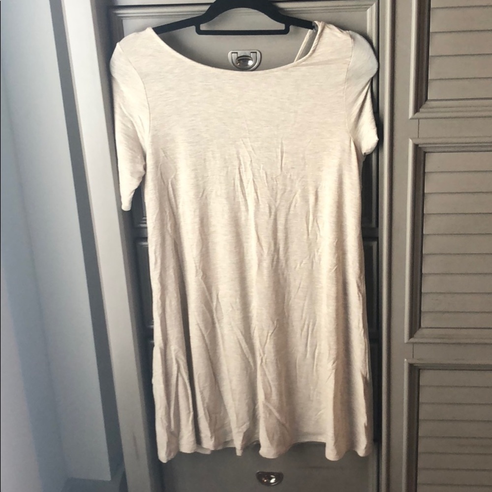 NWT BEIGE Francesca dress size large